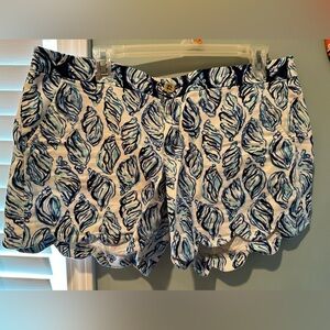 Lilly Pulitzer Nautical Blue and White Women Shorts